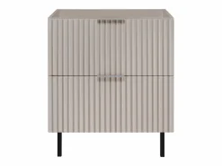 Online Mueble de lavabo, Cashmere, 60 x 77 x 46 cm, tirador plata, patas Negros, sin encimera Beige