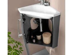 Mueble de lavabo de esquina SKINO