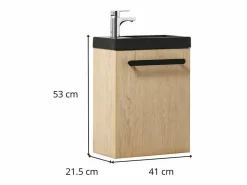Hot Mueble de lavabo de pared NEVADA con toallero Mueble De Aseo