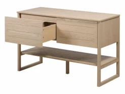 Mueble de lavabo doble de roble ATOLL