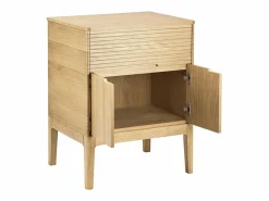 Sale Mueble de lavabo individual + lavabo + grifo + espejo ALASKA Color natural claro