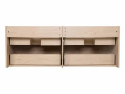 Mueble de lavabo suspendido SORRENTO de 4 cajones, 120 cm