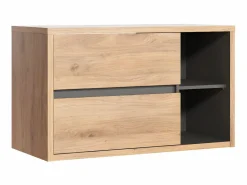 Discount Mueble de lavabo suspendido - cuarto de baño - 100 cm - PURNAL Mueble De Lavabo