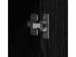Discount Mueble de oficina con estante 2 piezas Roble 60 x 32 x 153 Negro
