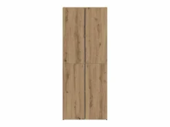Outlet Mueble de oficina de 2 piezas, roble artesanal, 60 x 32 x 153 cm Marru00f3n