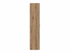 Outlet Mueble de oficina de 2 piezas, roble artesanal, 60 x 32 x 153 cm Marru00f3n