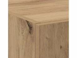 Outlet Mueble de oficina de 2 piezas, roble artesanal, 60 x 32 x 153 cm Marru00f3n