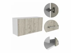 TuHome Mueble de Pared para Cocina Nápoles, con dos puertas
