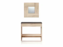 duehome Mueble de recibidor consola Ona Roble Canadian - Óxido