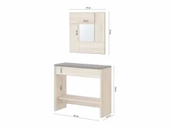 duehome Mueble de recibidor consola Ona Roble Canadian - Óxido
