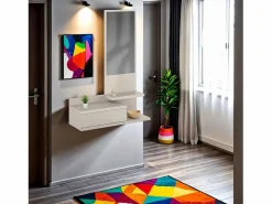 Sale duehome Mueble de recibidor Fiord SH Blanco Roto Gris