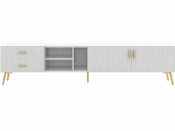 Clearance Mueble de televisión escandinavo contemporáneo de 180 cm para TV de 75