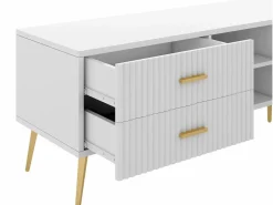 Clearance Mueble de televisión escandinavo contemporáneo de 180 cm para TV de 75