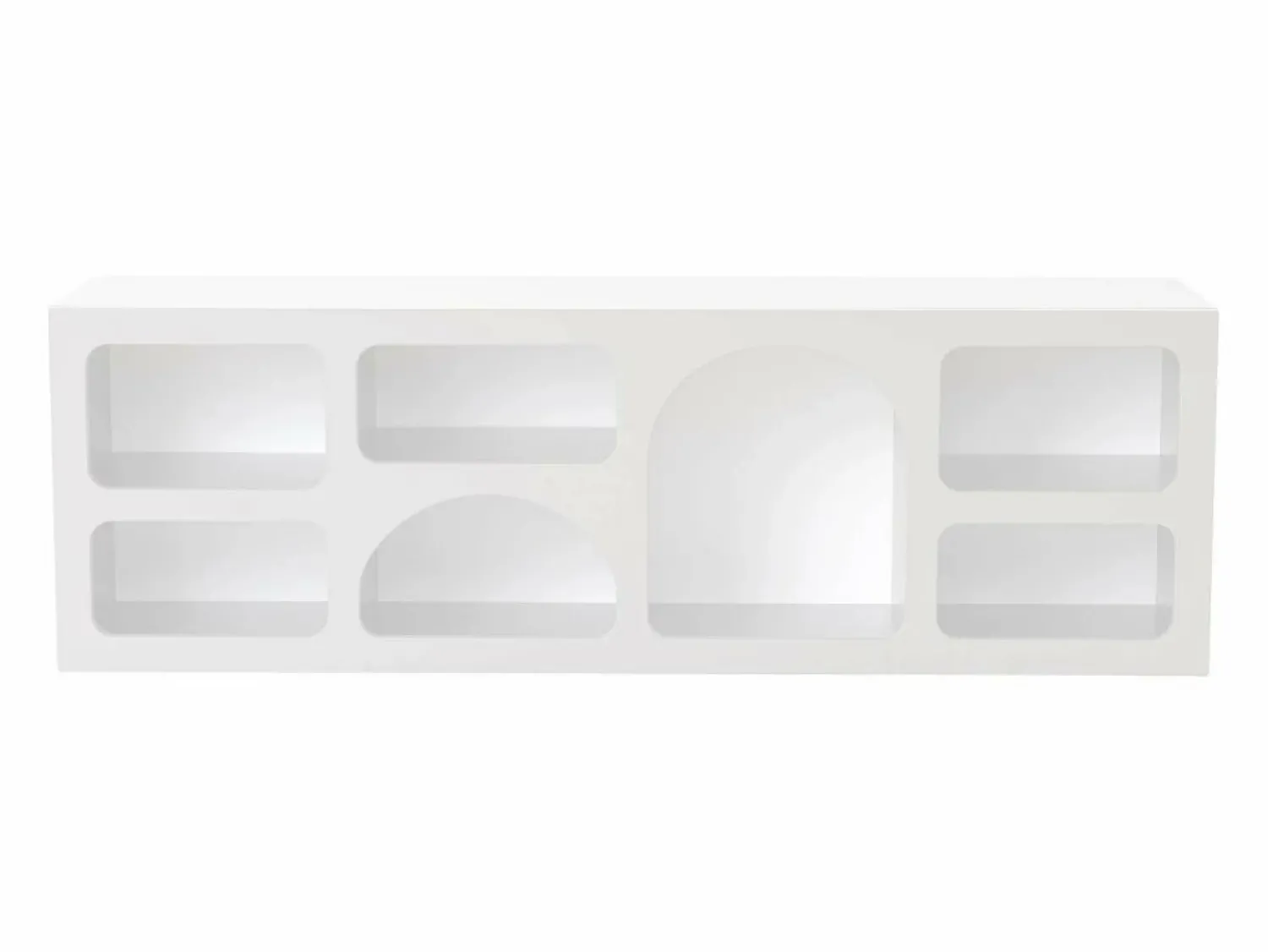 Clearance Mueble de TV de diseño con 7 estantes - Color: - LUELA Mueble Tv