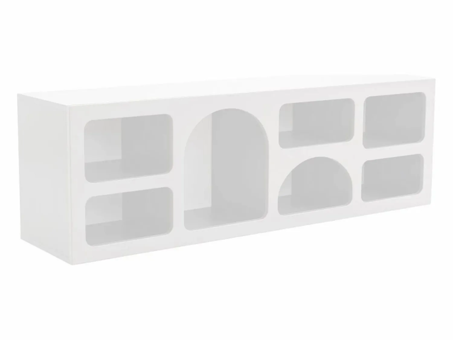 Clearance Mueble de TV de diseño con 7 estantes - Color: - LUELA Mueble Tv