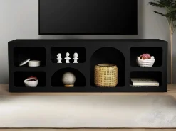 Online Mueble de TV de diseño con 7 estantes - Color: - LUELA Mueble Tv