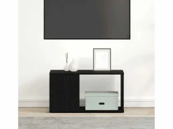Online Clicnbuy Mueble de TV de madera de roble 60x24x32 cm Negro