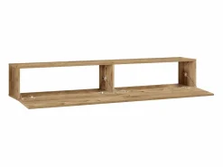 Vente-unique Mueble de TV de pared con 2 puertas - Luz natural - AUBEPINA
