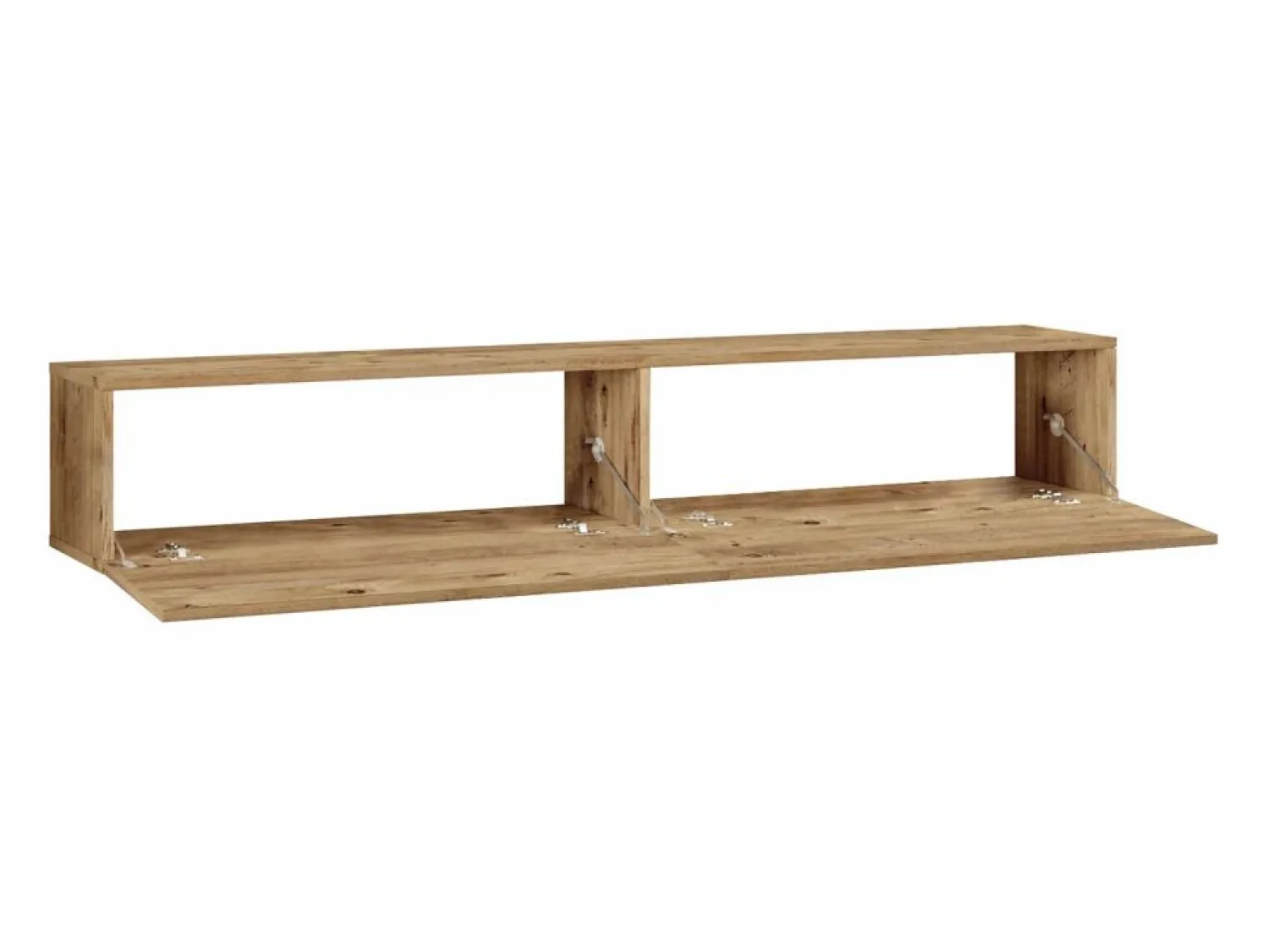 Vente-unique Mueble de TV de pared con 2 puertas - Luz natural - AUBEPINA