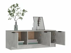 Clicnbuy Mueble de TV madera contrachapada hormigón 102x35x36,5 cm