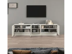 Mueble de TV Vela con 5 puertas color cachemira 225x35x60,4 cm