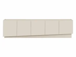 Mueble de TV Vela con 5 puertas color cachemira 225x35x60,4 cm