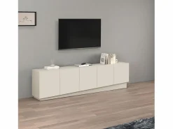 Mueble de TV Vela con 5 puertas color cachemira 225x35x60,4 cm