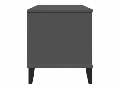 Best Mueble de TV VIKEN de madera maciza de pino gris antracita Mueble Tv