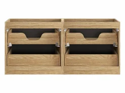 Online Mueble doble lavabo 120cm 4 cajones Elora y madera Cloud Mueble De Baño Con Doble Lavabo