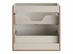 Clearance Petits-Meubles Mueble doble lavabo 140cm 3 compartimientos Alba Cachemira Lola Beige