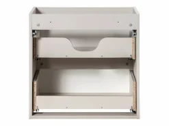Mueble doble lavabo 140cm 4 cajones Riva Cachemira y Blanco Mueble De Baño Con Doble Lavabo