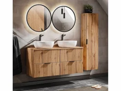 Discount Mueble doble lavabo 120cm Adriel Madera Mueble De Baño Con Doble Lavabo