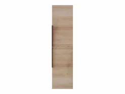 Vente-unique Mueble doble lavabo con columna - Acabado natural claro - 120 cm - NISAYA