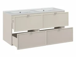 Hot Mueble doble lavabo encastrado 120cm Alba Cachemira Mueble De Baño Con Doble Lavabo