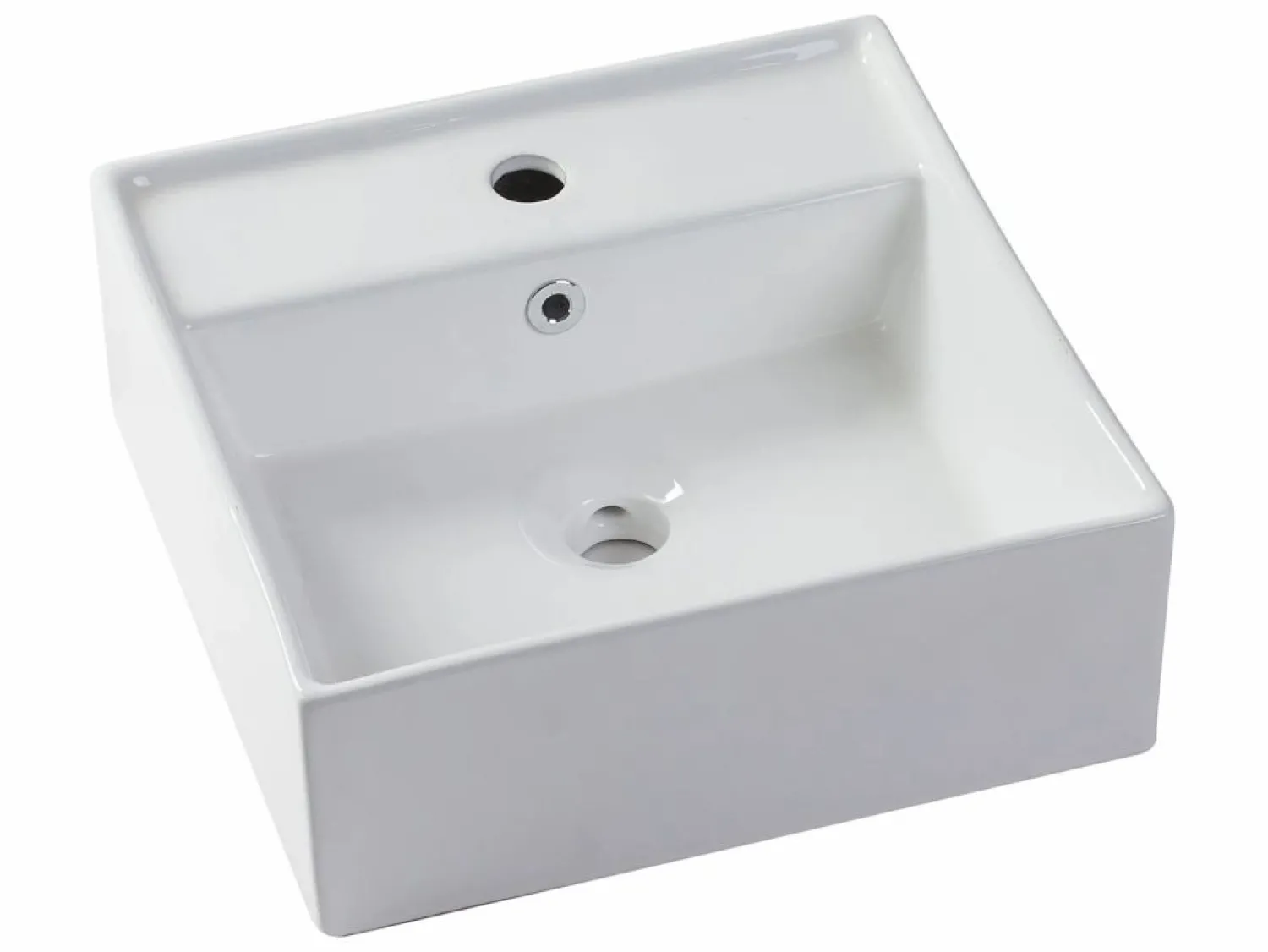 New Vente-unique Mueble flotante de baño con lavabo individual, verde y blanco, 2 cajones, 94 cm, TEANA Verde / Blanco