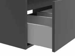 Vente-unique Mueble flotante de baño con lavabo doble, , Ancho 150 x A32 cm, ISAURE