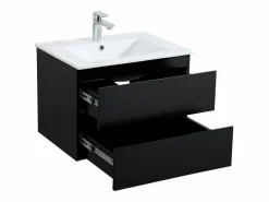 Mueble individual + lavabo + espejo + columna SORRENTO