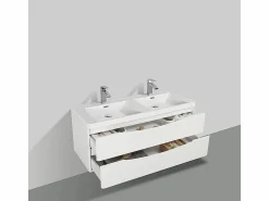 STANO Mueble Lavabo + Lavabo Doble 120 cm MONTADO - PIACENZA