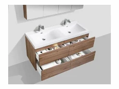 STANO Mueble lavabo + lavabo 144cm MONTADO SIENA Nogal