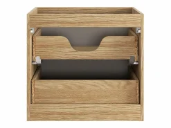 Petits-Meubles Mueble lavabo individual encastrado 60cm Elora y madera
