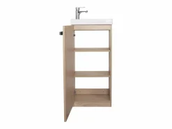 Mueble lavabo JOHANN roble de pie