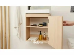 Best Mueble lavabo LISA + espejo ovalado Mueble De Aseo