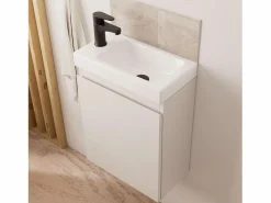 Best Mueble lavabo LISA + espejo ovalado Mueble De Aseo
