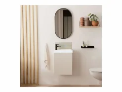 Mueble lavabo LISA + espejo ovalado