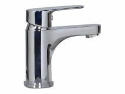 Clearance Mueble lavabo LISA + espejo + grifería Gris antracita