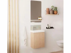 Mueble lavabo LISA + espejo + grifería
