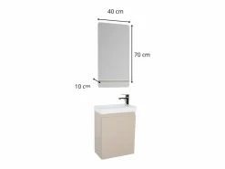 Mueble lavabo LISA + estante espejo