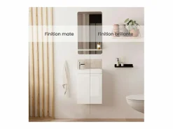 Mueble lavabo LISA + estante espejo