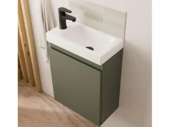 Mueble lavabo LISA negro + grifería