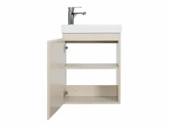 Mueble lavabo LISA negro + grifería